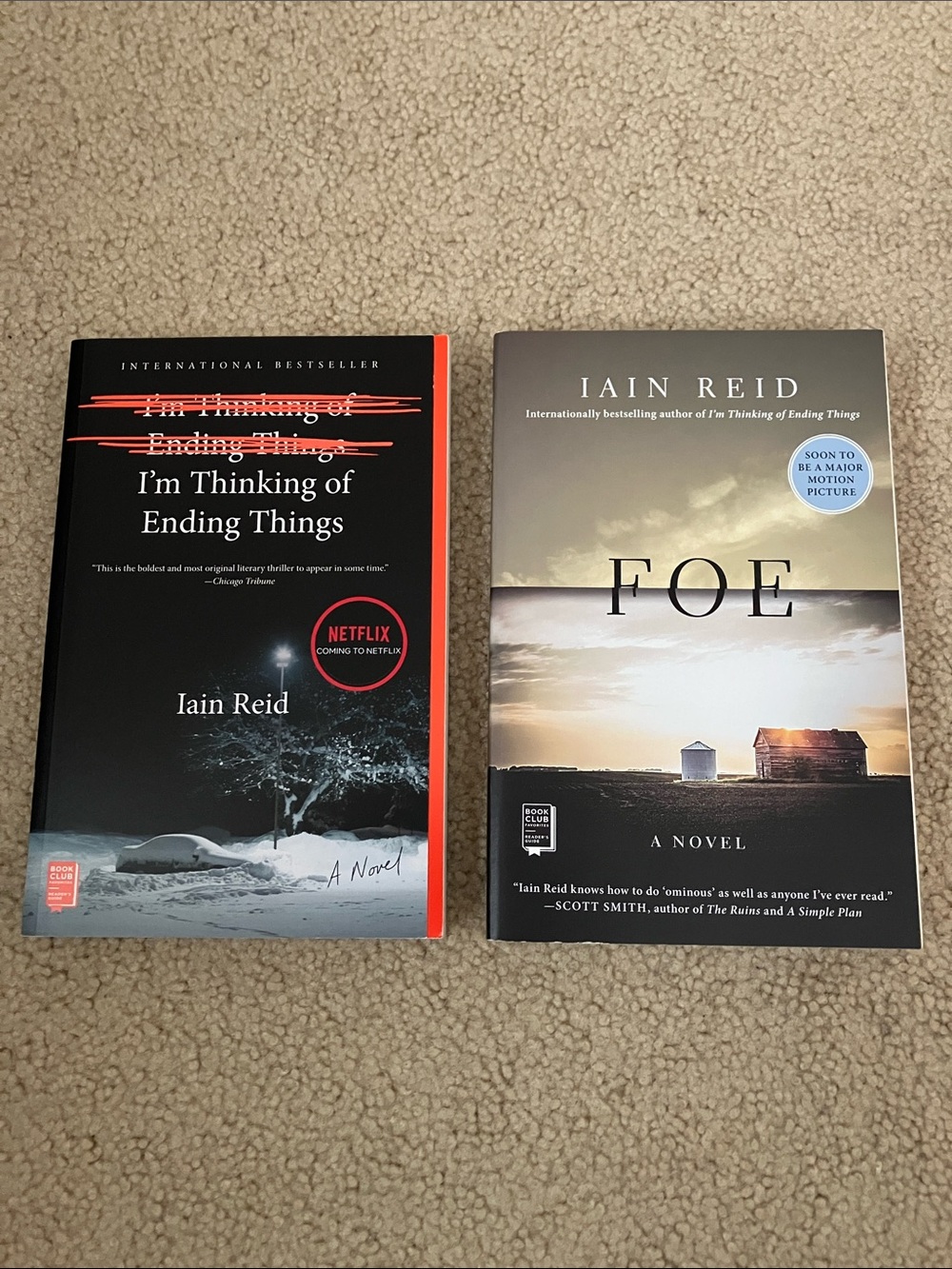 Ian Reid Bundle, I’m Thinking of Ending Things, Foe, psychological thriller sifi